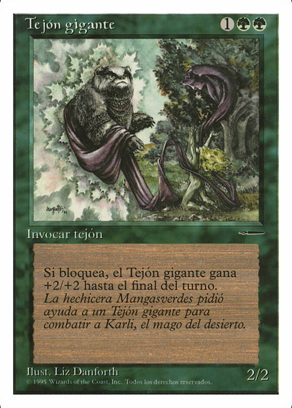 (Promo-Book)Giant Badger/大アナグマ【スペイン語】